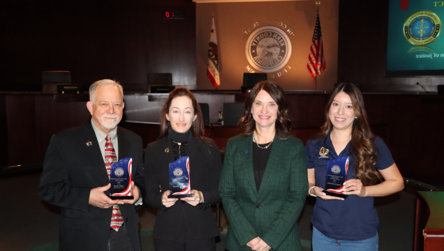 DA Zimmer Honors Three Employees for their Contributions and Dedication to Justice